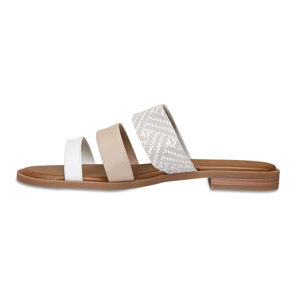 Egypt Slide in Nude Leather