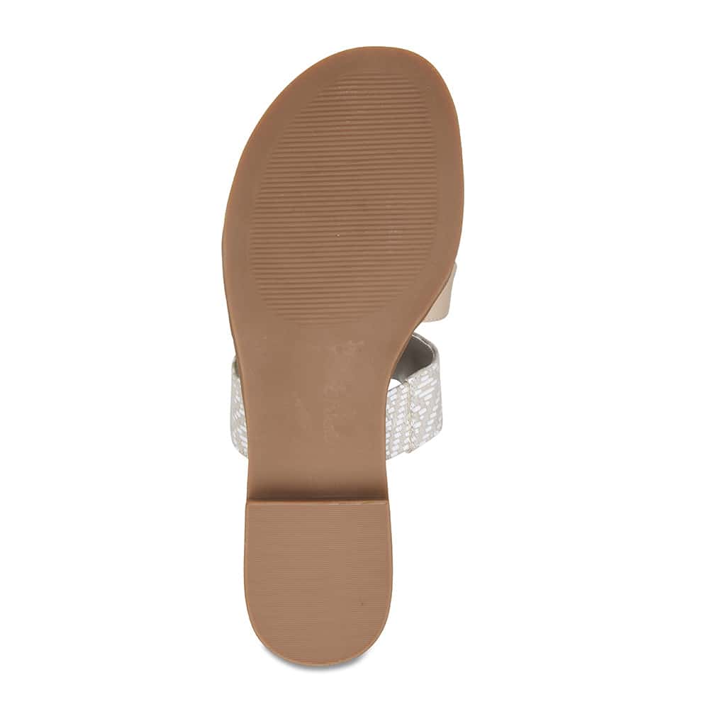 Egypt Slide in Nude Leather