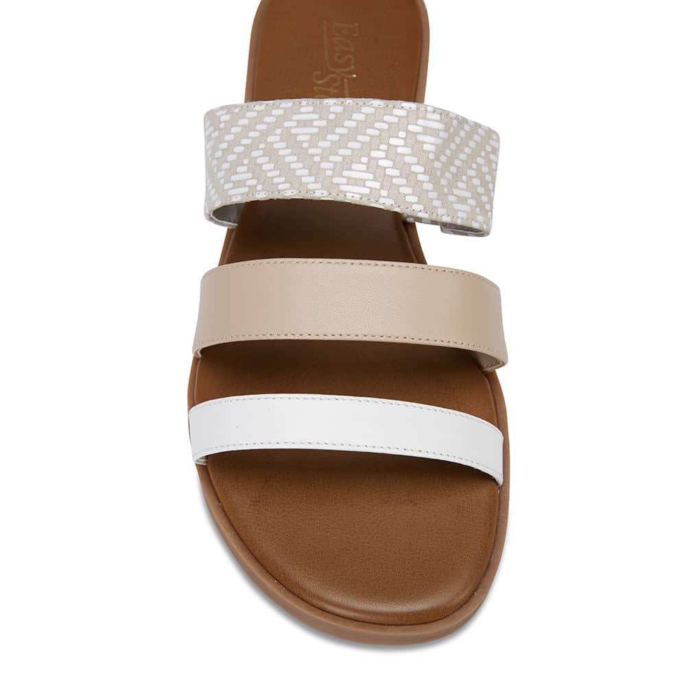 Egypt Slide in Nude Leather