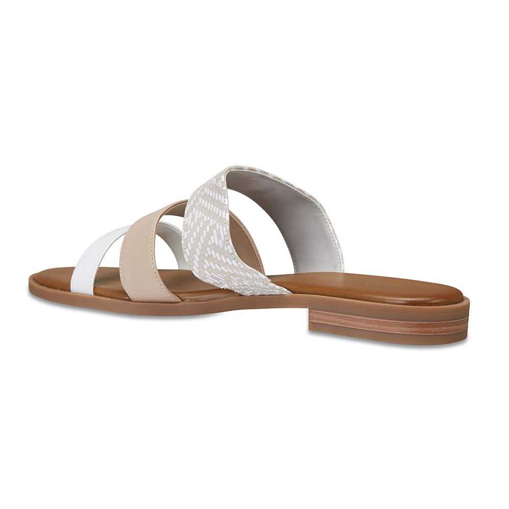 Egypt Slide in Nude Leather