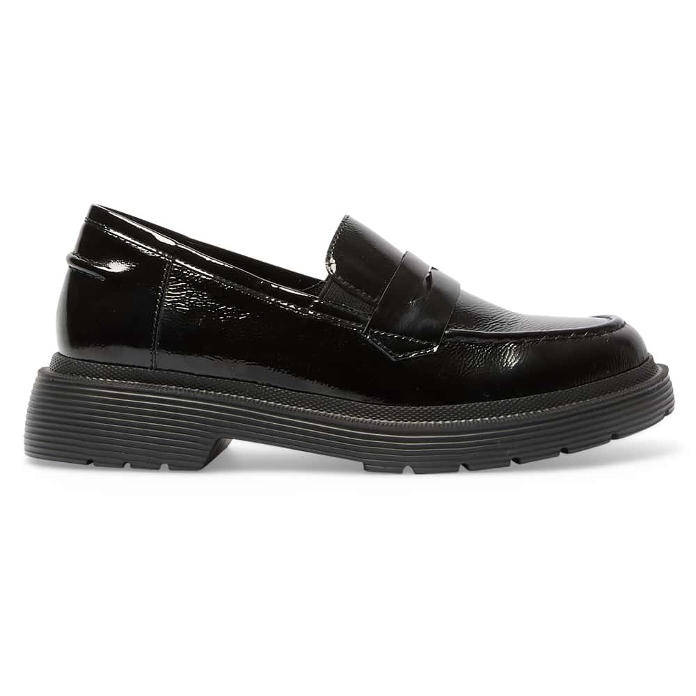 Eleanor Loafer in Black Patent