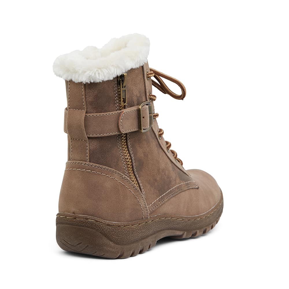 Elf Boot in Taupe Micro Smooth