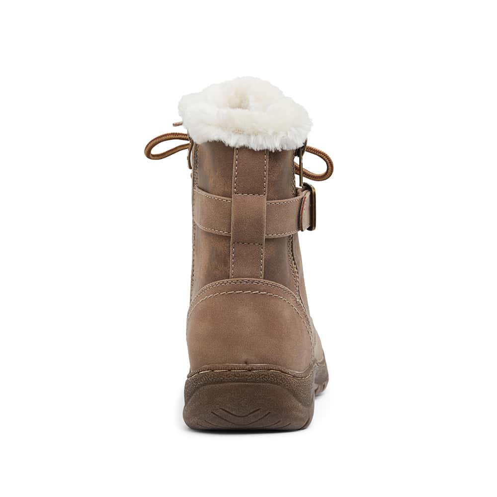 Elf Boot in Taupe Micro Smooth