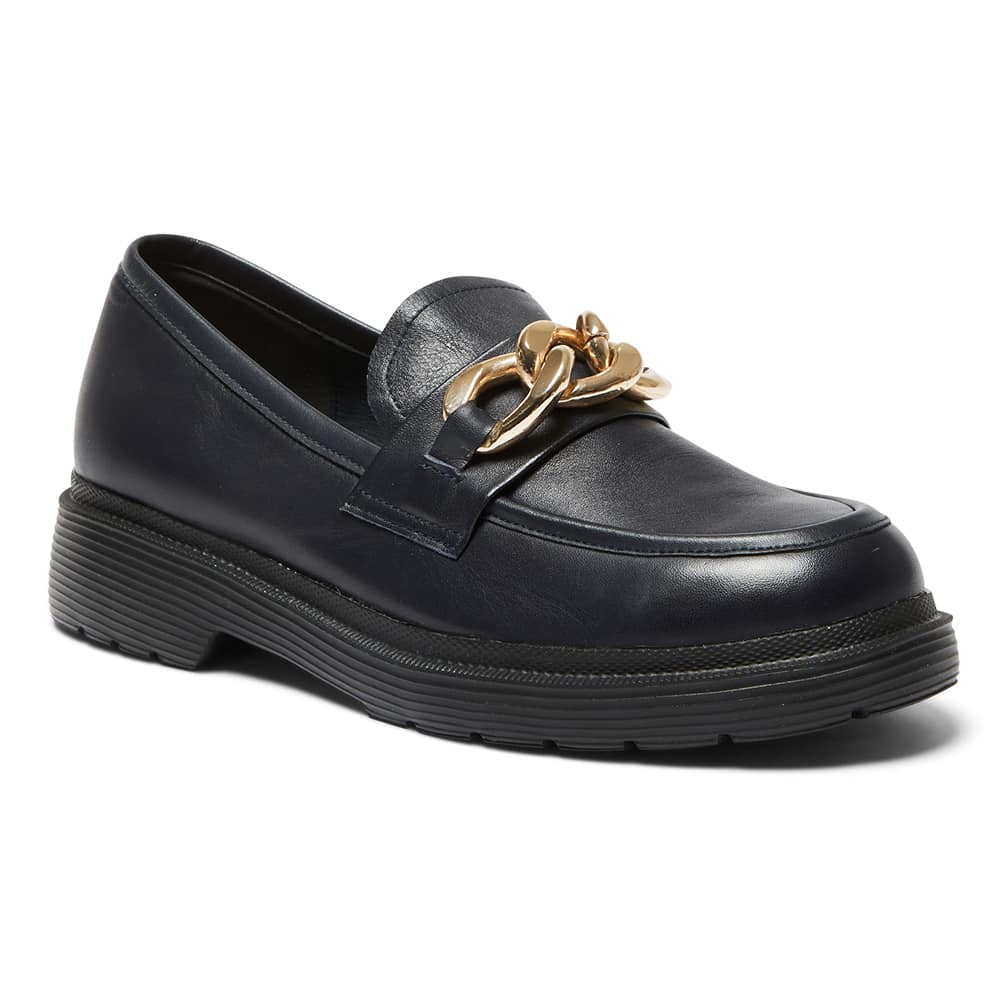 Eloise Loafer in Navy Leather