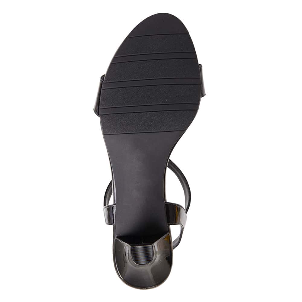 Elope Heel in Black Patent