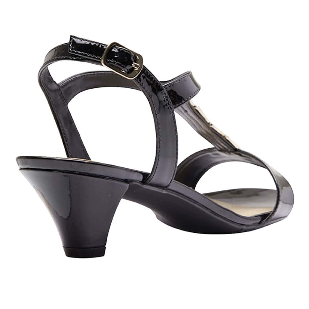 Elope Heel in Black Patent