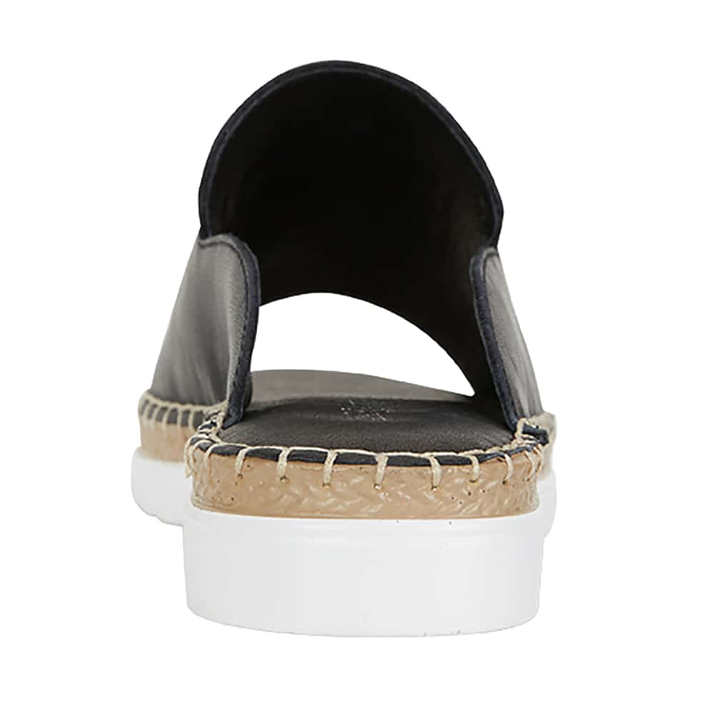 Elsa Sandal in Black Leather