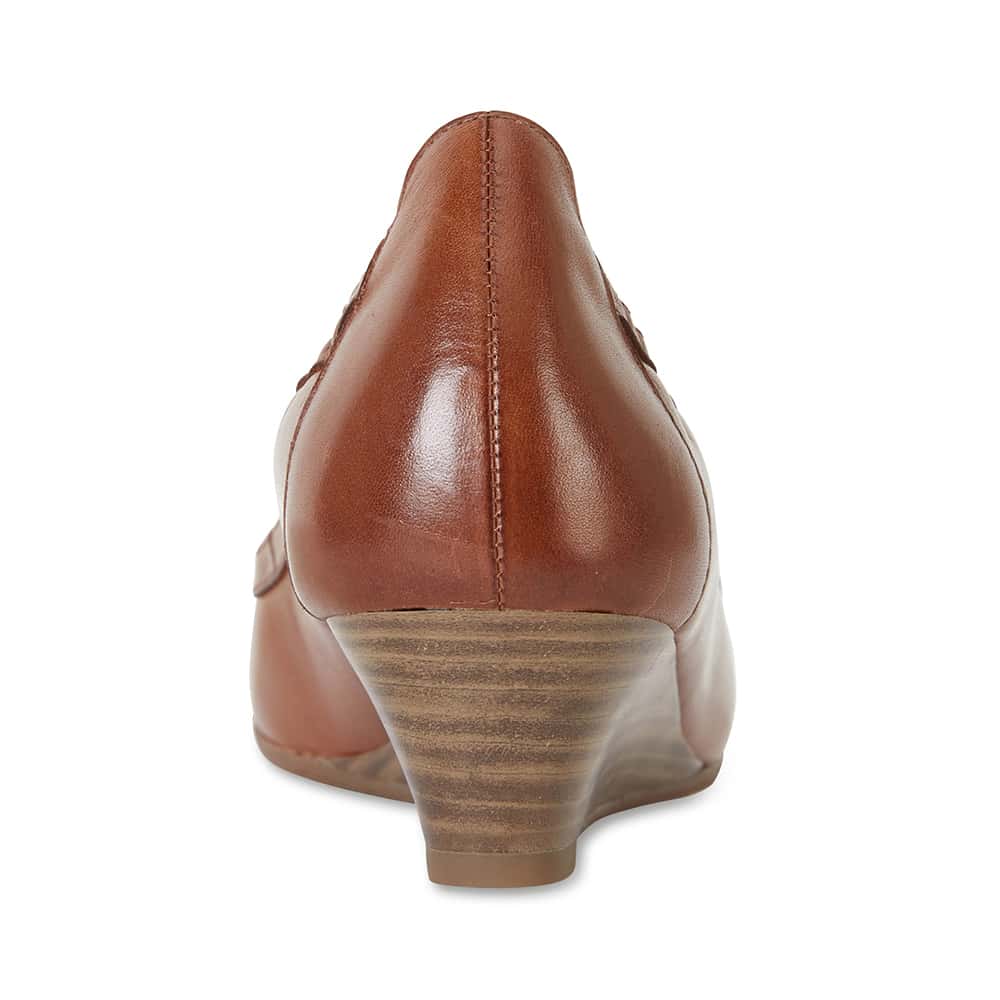 Elton Heel in Cognac Leather