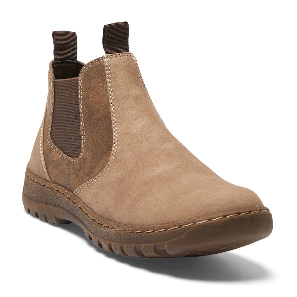 Emmett Boot in Taupe Micro