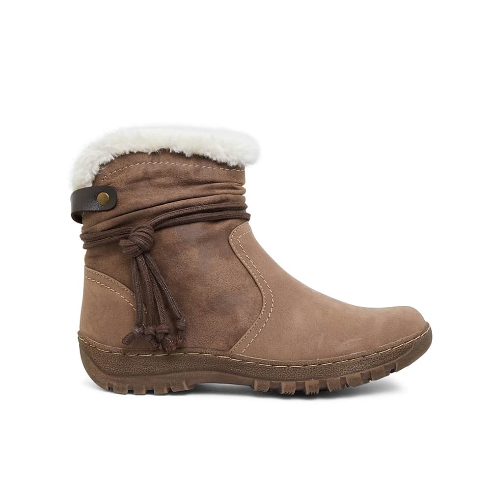Eskimo Boot in Taupe Micro Smooth