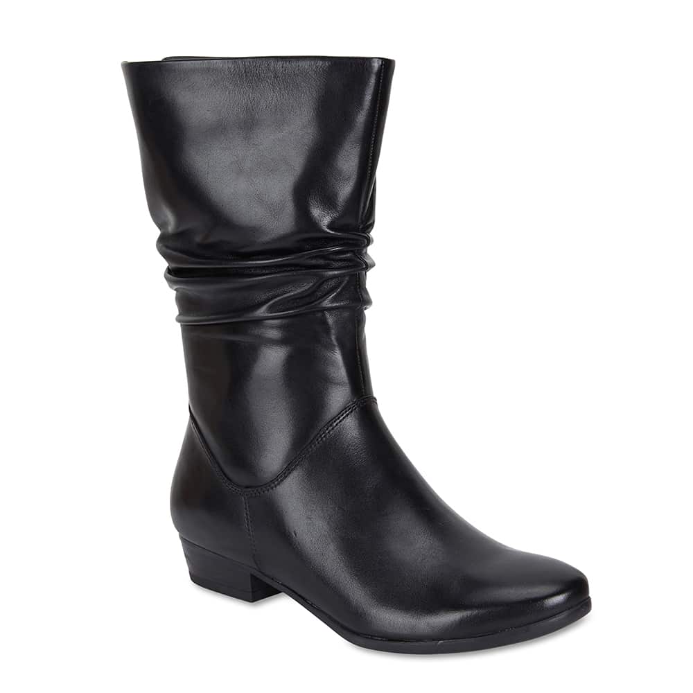 Ethan Boot in Black Leather