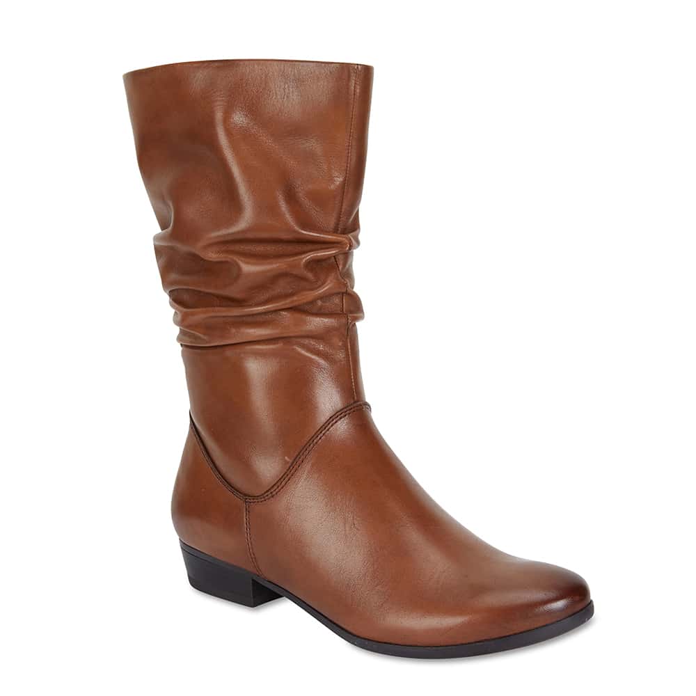 Ethan Boot in Mid Brown Leather