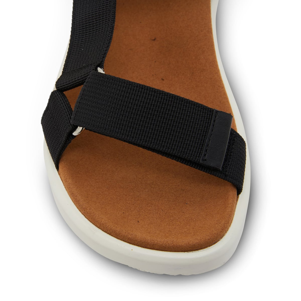 Farrow Sandal in Black Fabric