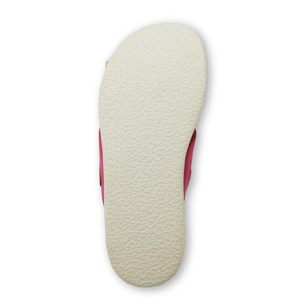 Ferry Slide in Pink Leather