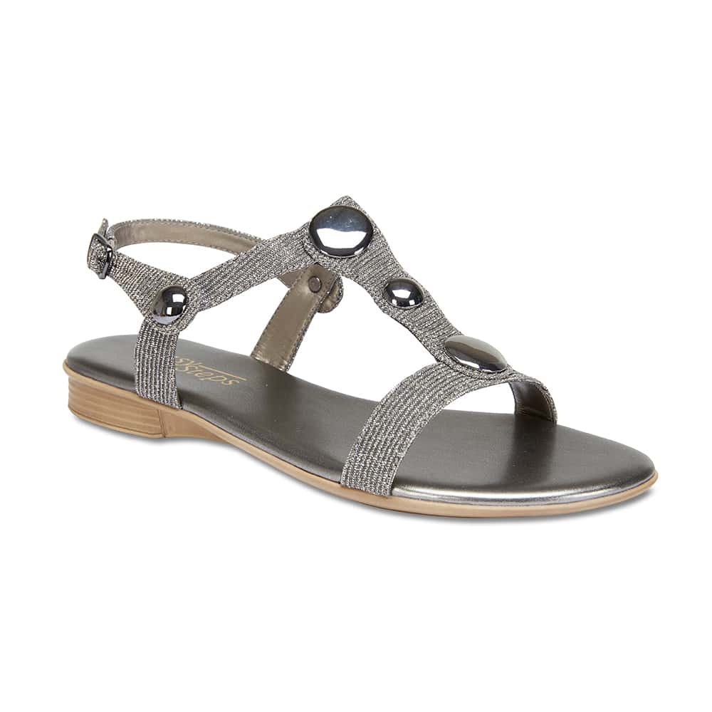 Fiasco Sandal in Pewter Fabric