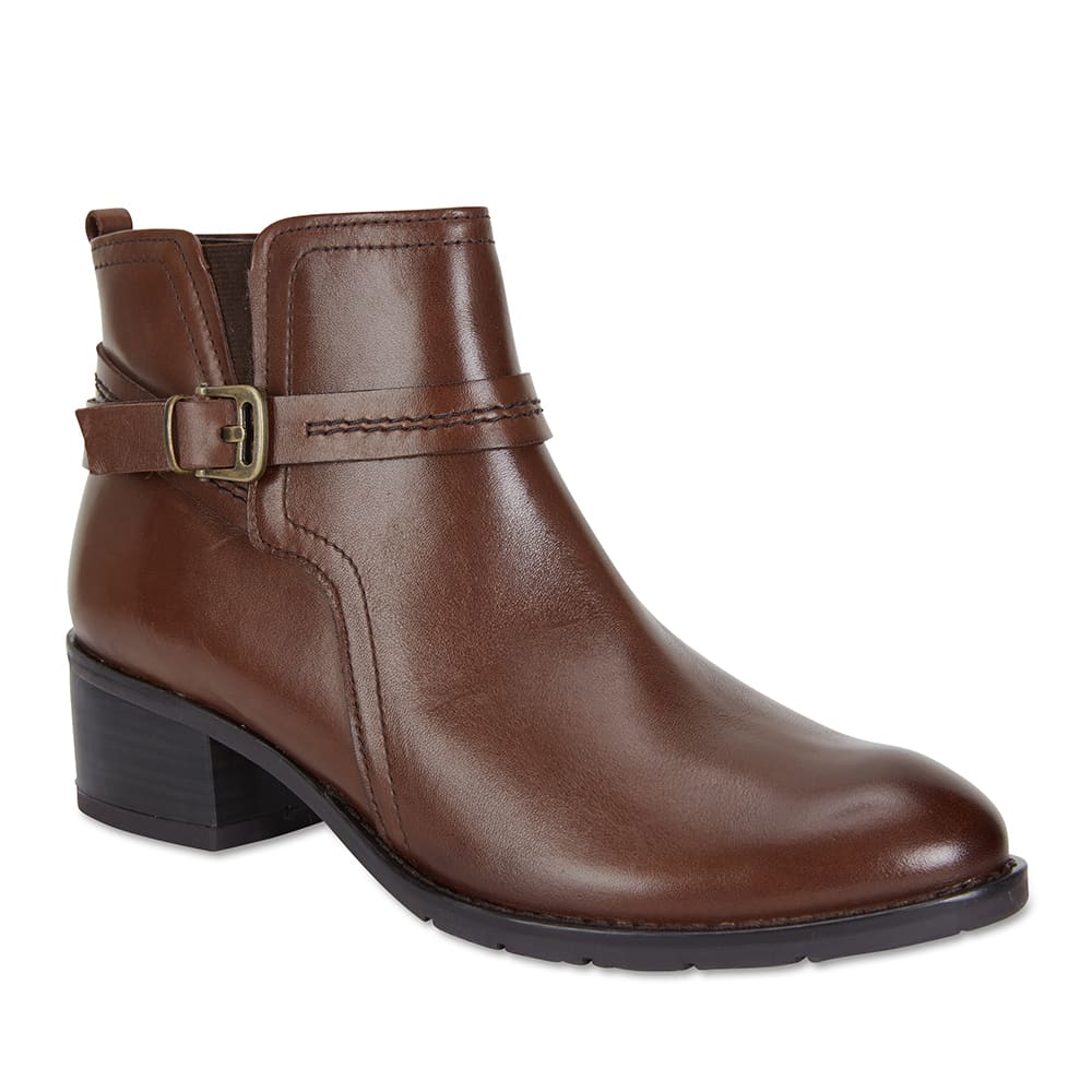Fitzroy Boot in Brown Leather