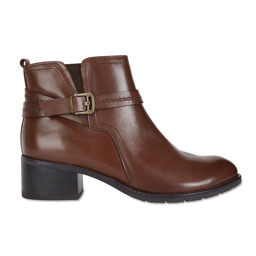 Fitzroy Boot in Brown Leather