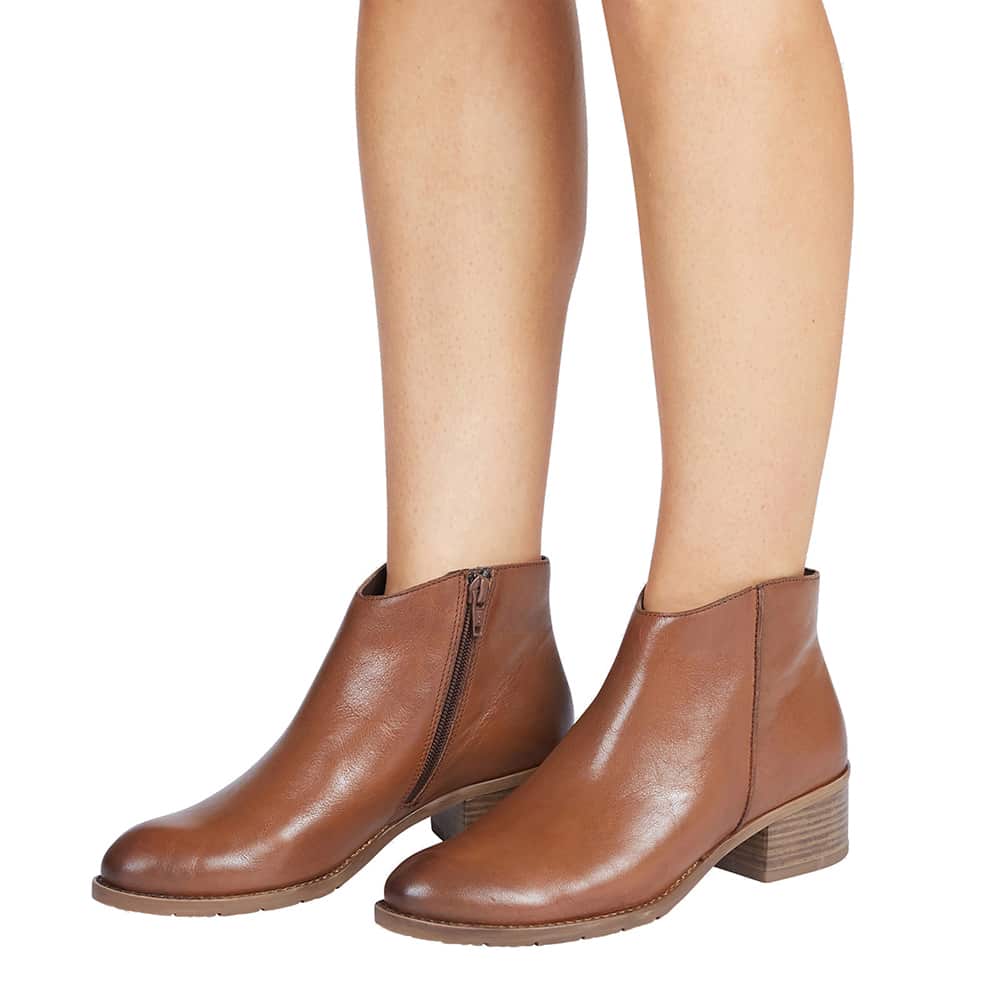 Franklin Boot in Tan Leather