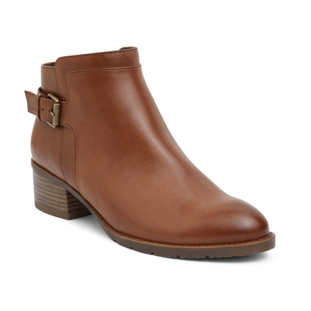 Fresco Boot in Mid Brown Leather