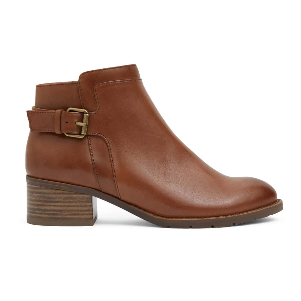 Fresco Boot in Mid Brown Leather