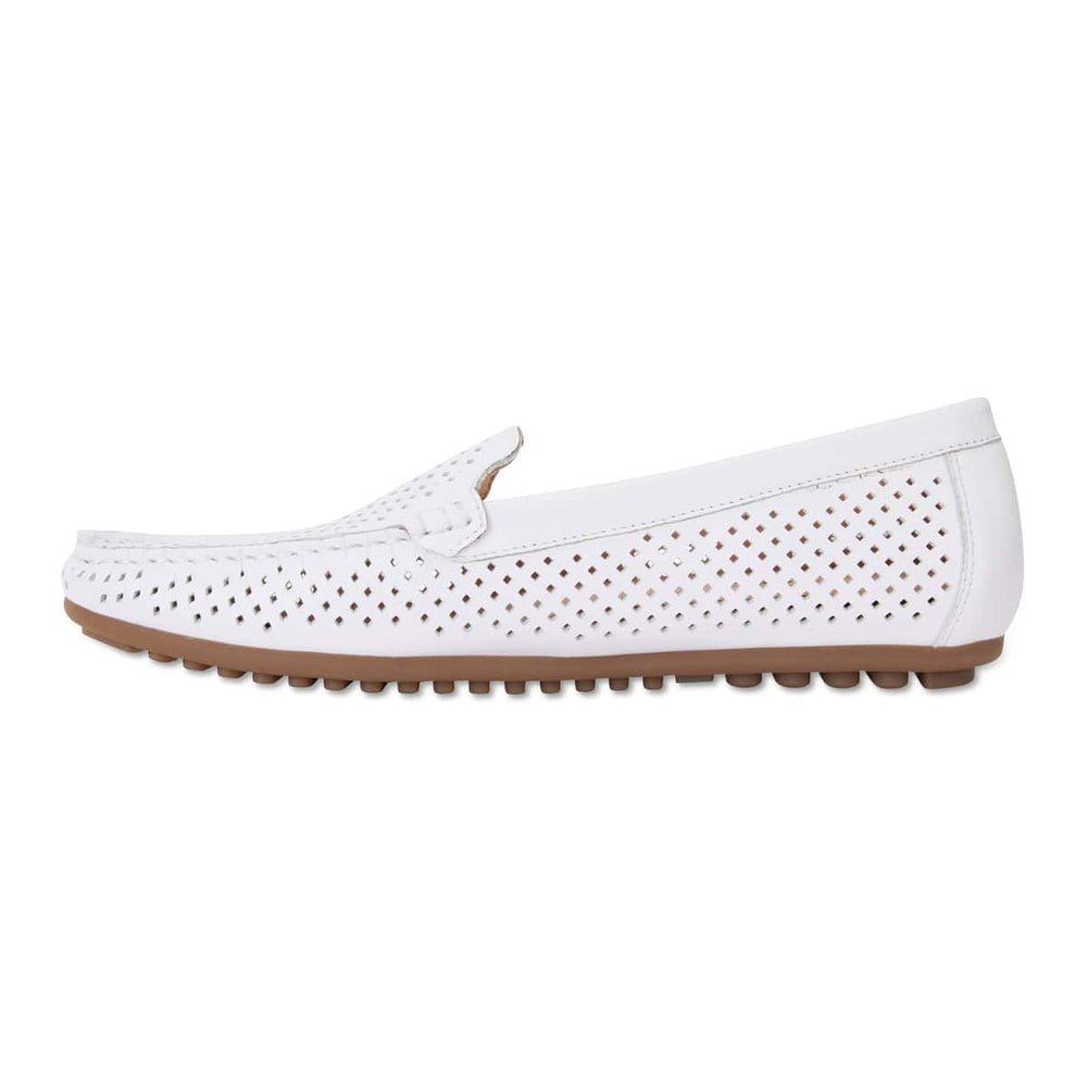 Gabriel Loafer in White Leather