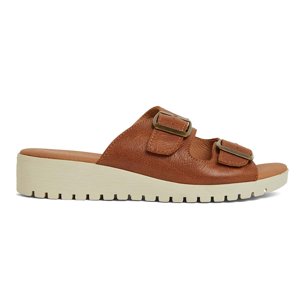 Gadget Slide in Cognac Leather