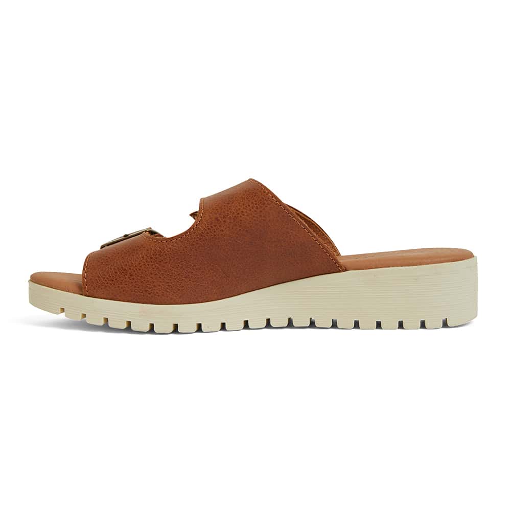 Gadget Slide in Cognac Leather