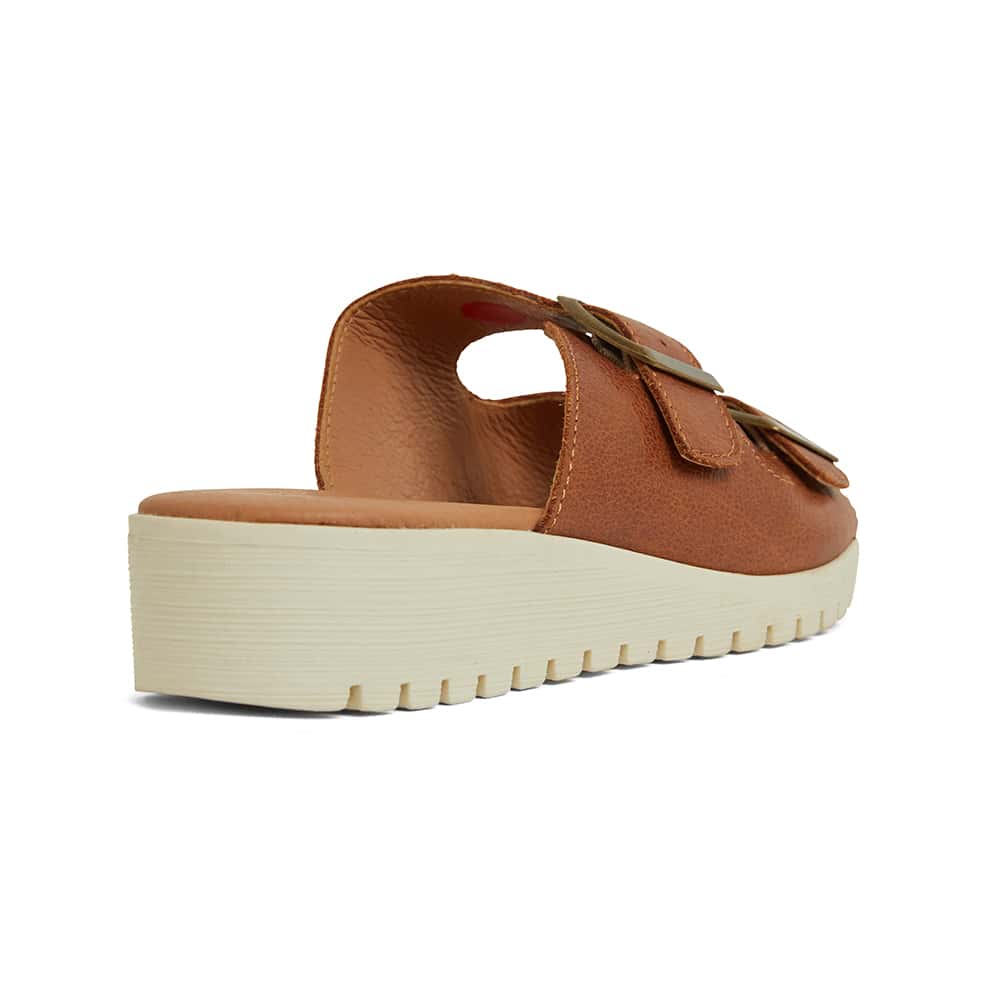 Gadget Slide in Cognac Leather