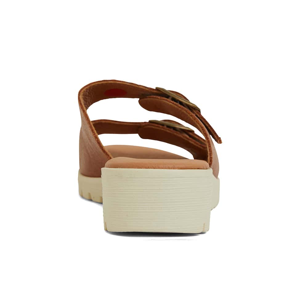 Gadget Slide in Cognac Leather