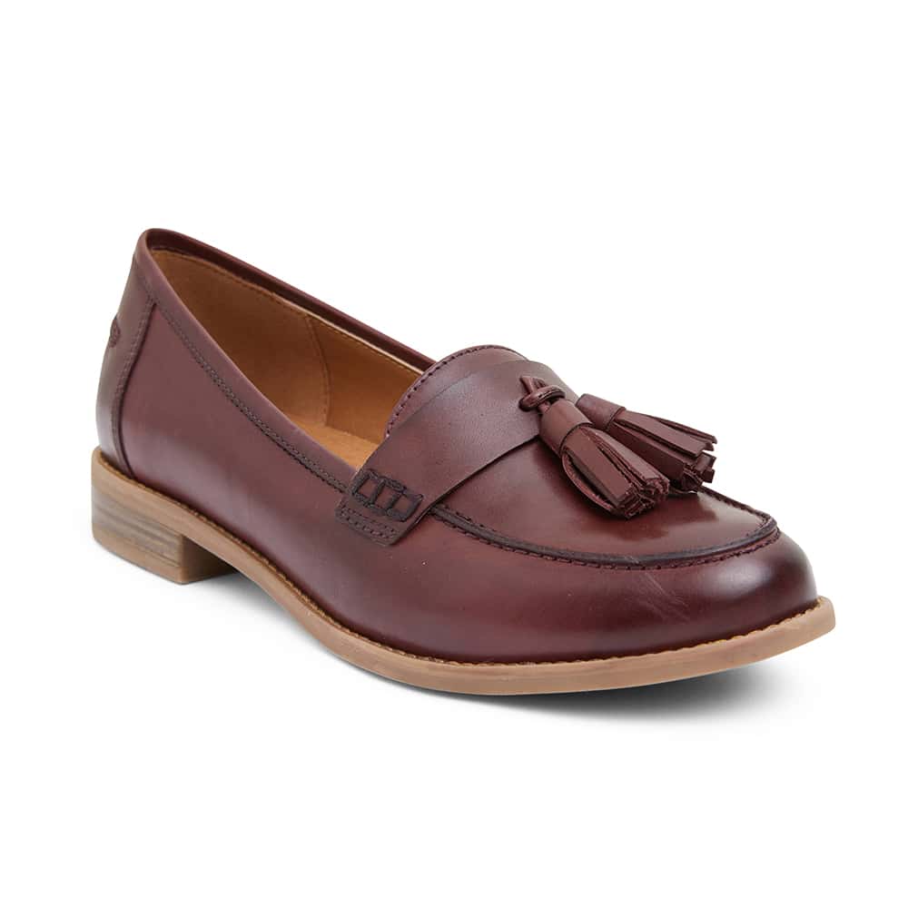 Gazebo Loafer in Burgundy Leather