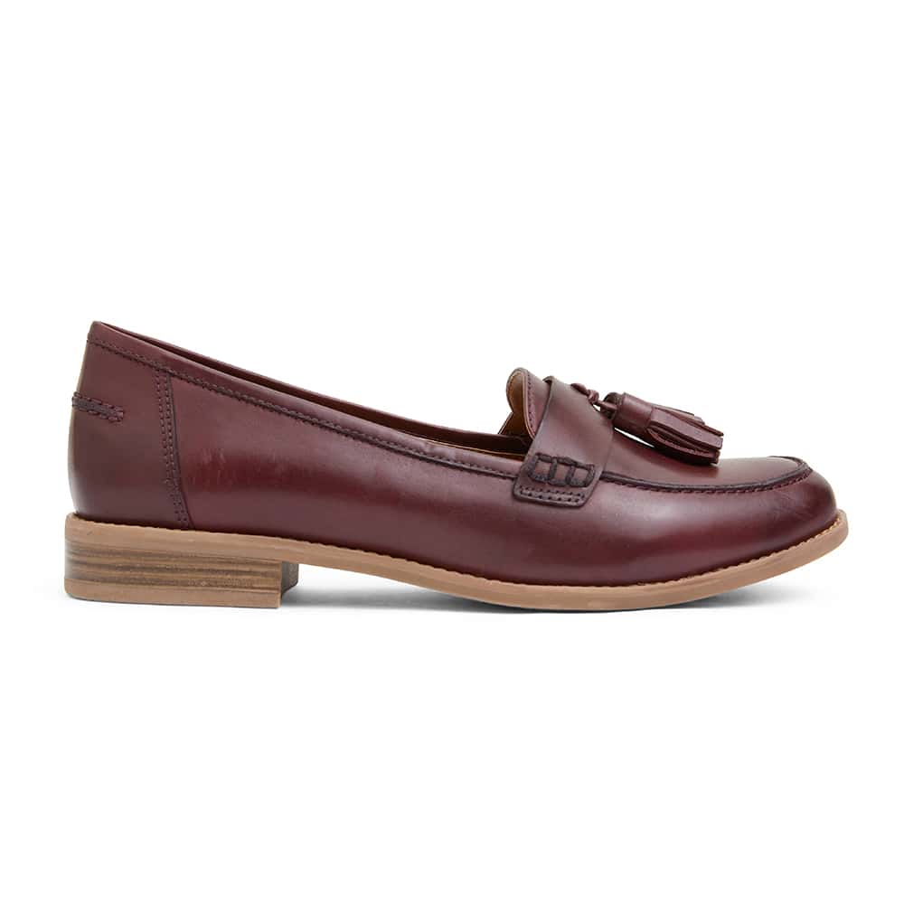 Gazebo Loafer in Burgundy Leather