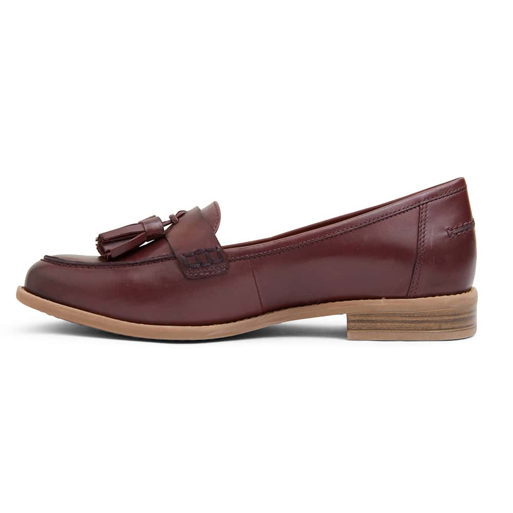 Gazebo Loafer in Burgundy Leather