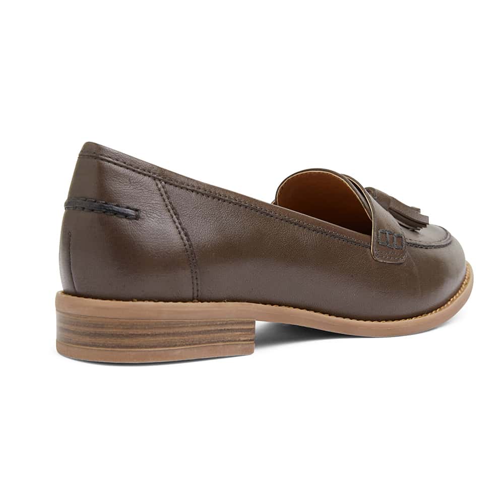 Gazebo Loafer in Khaki Leather