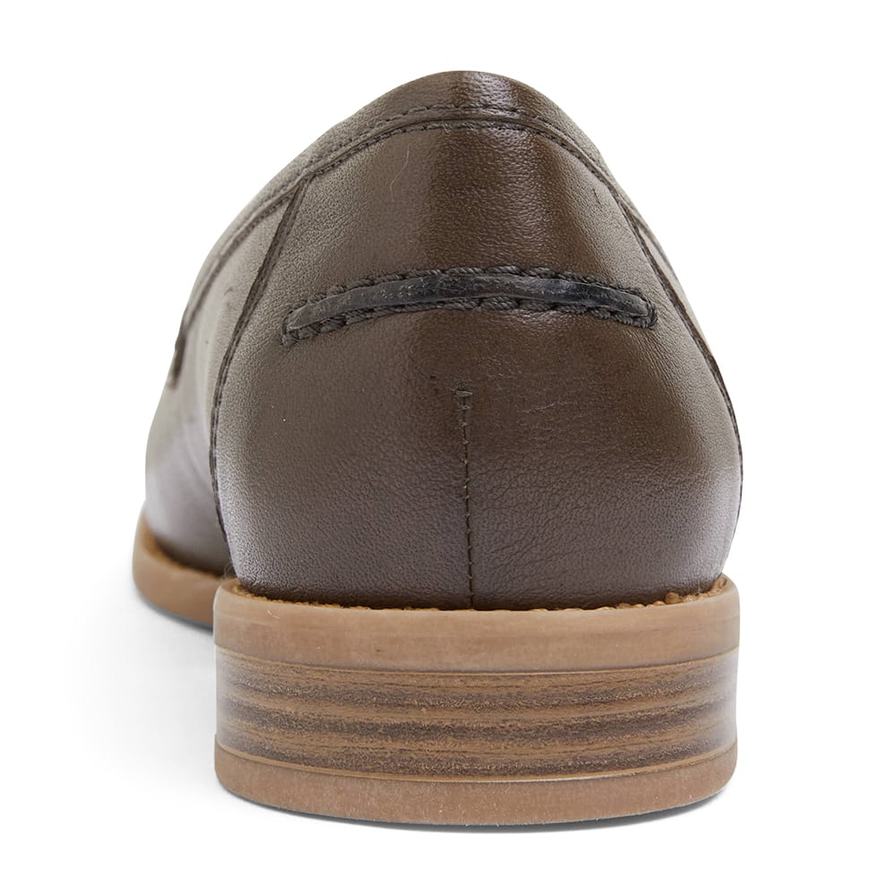 Gazebo Loafer in Khaki Leather