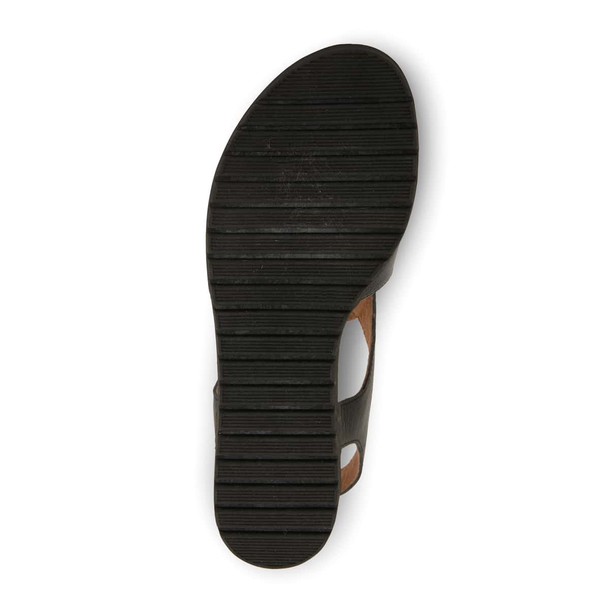 Gelato Sandal in Black Leather