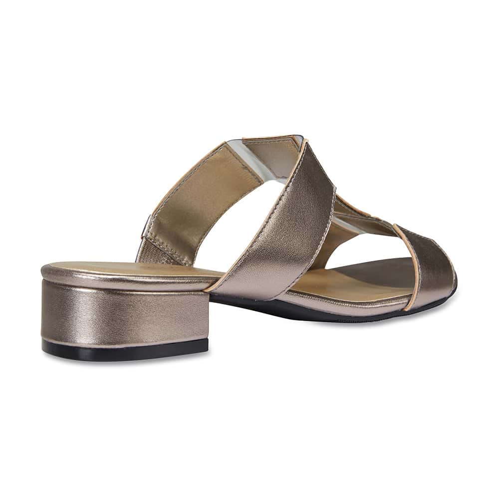 Gigi Slide in Pewter Smooth