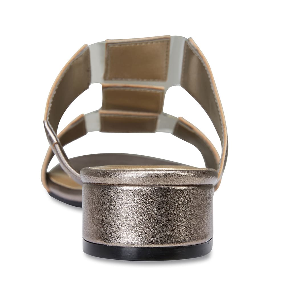 Gigi Slide in Pewter Smooth