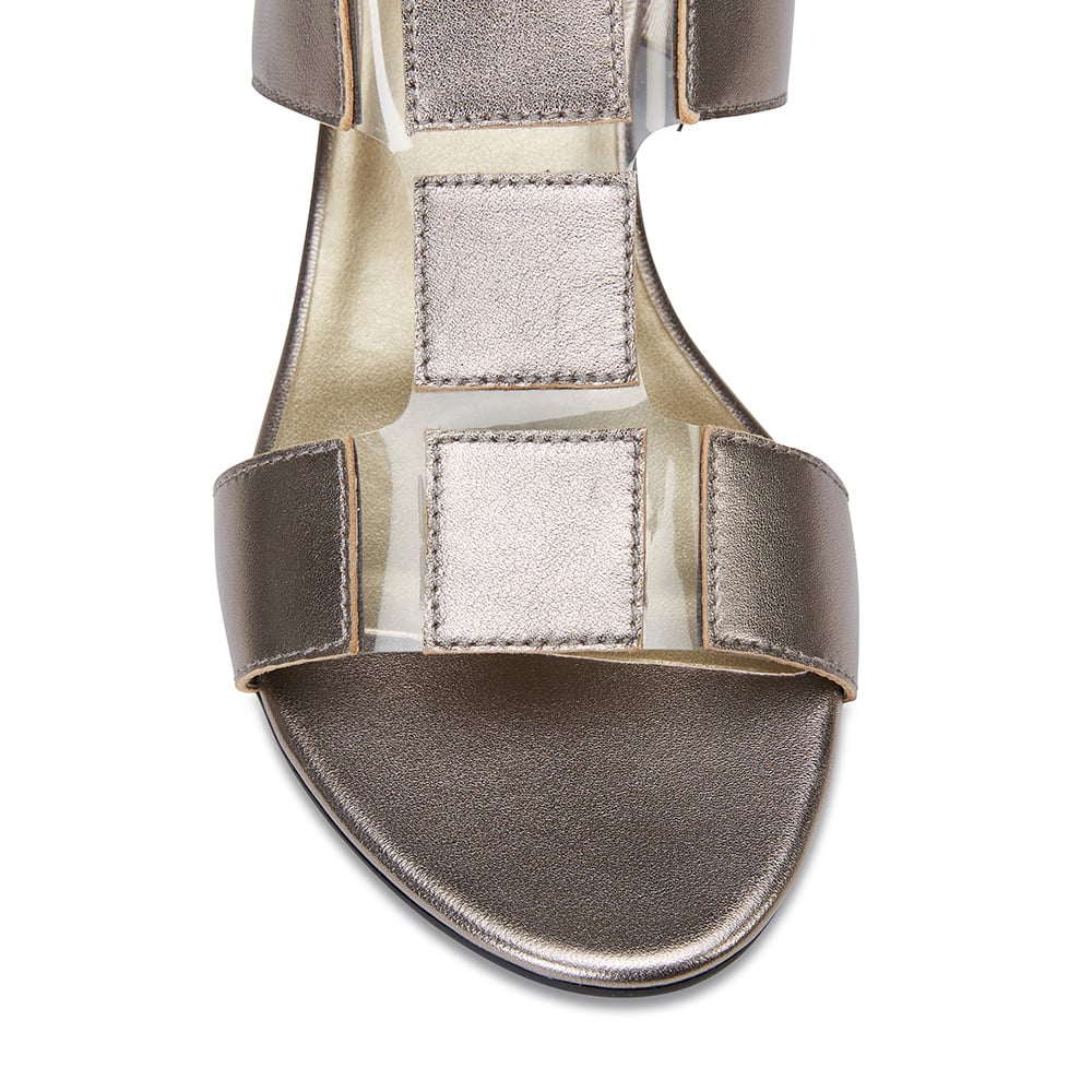 Gigi Slide in Pewter Smooth
