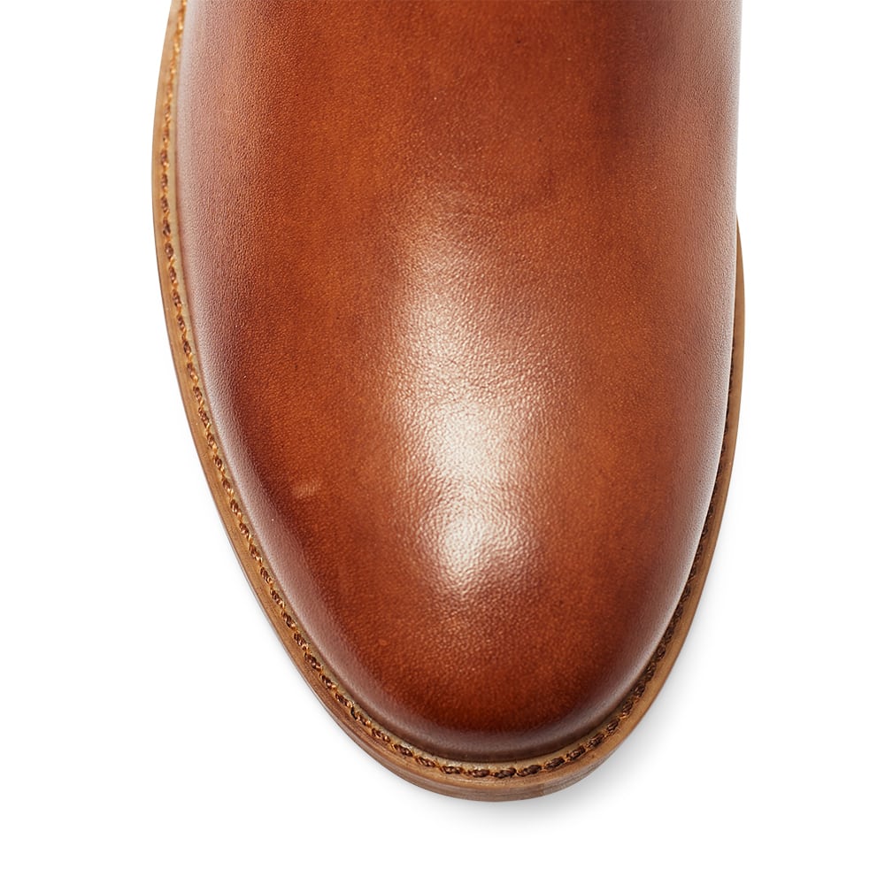 Glasgow Boot in Mid Brown Leather