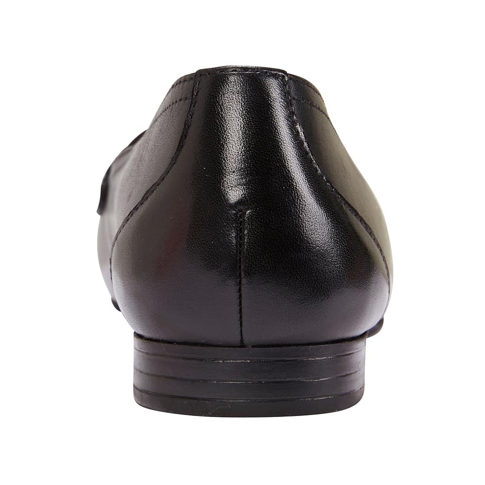 Glebe Loafer in Black Leather