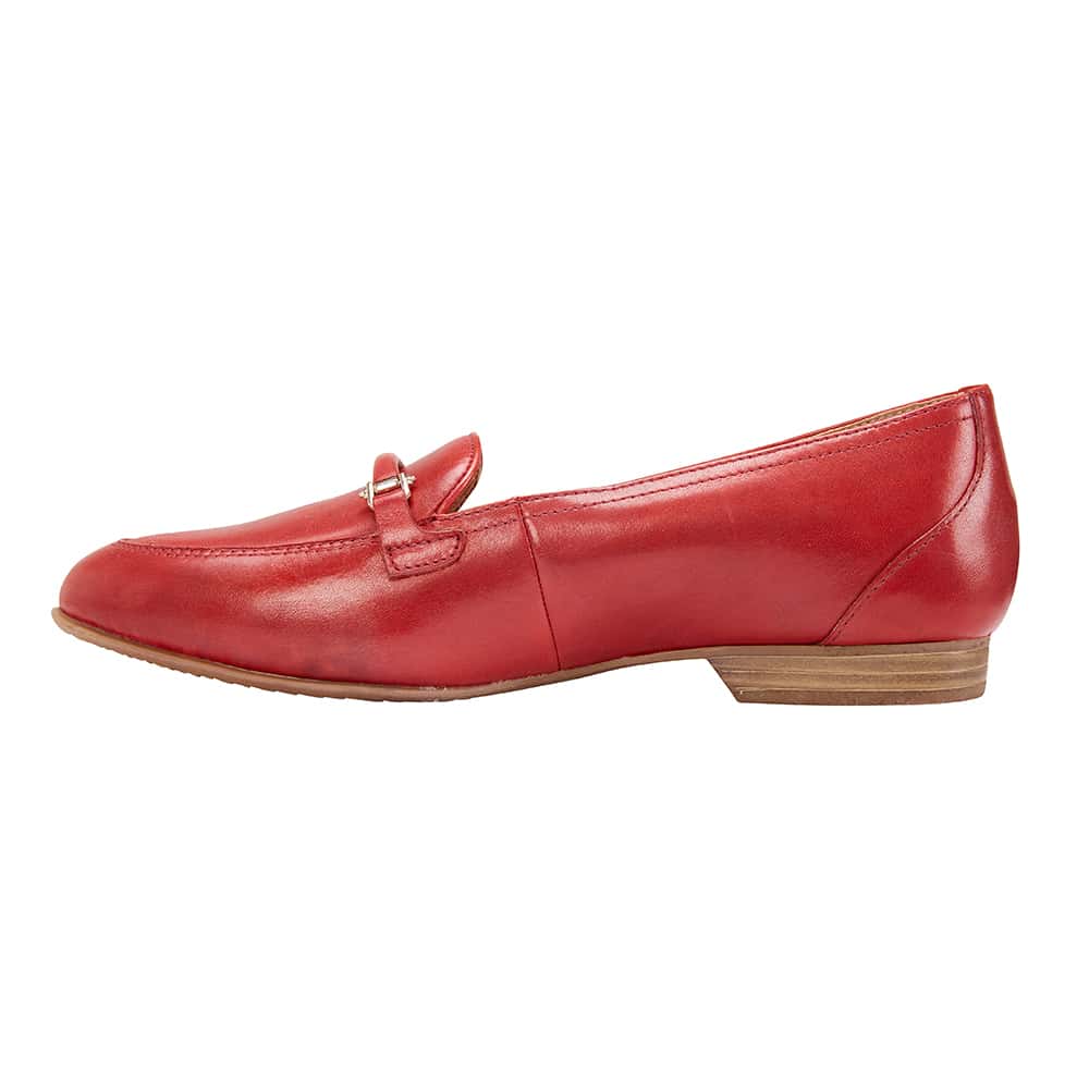 Glebe Loafer in Red Leather