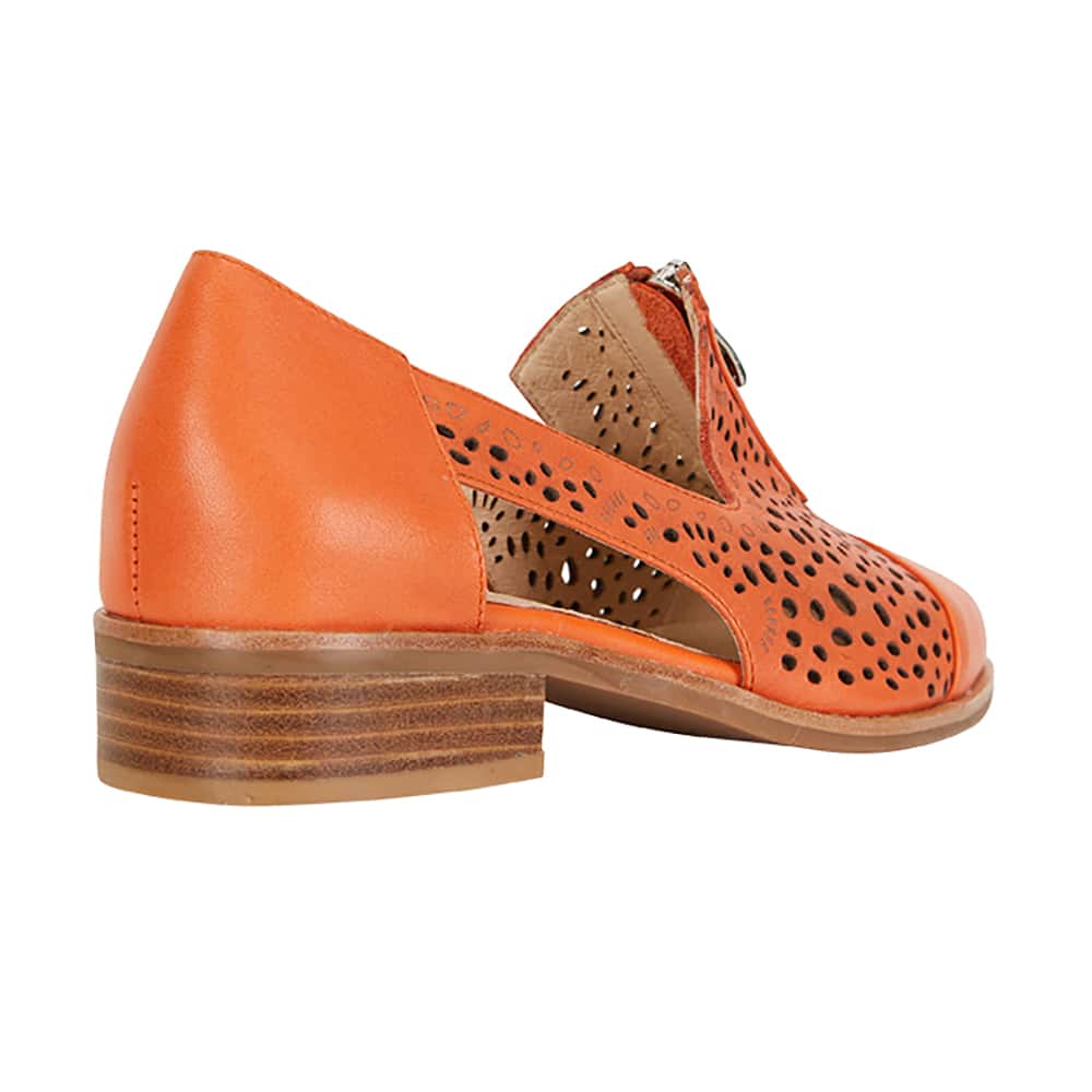 Hanover Loafer in Orange Leather