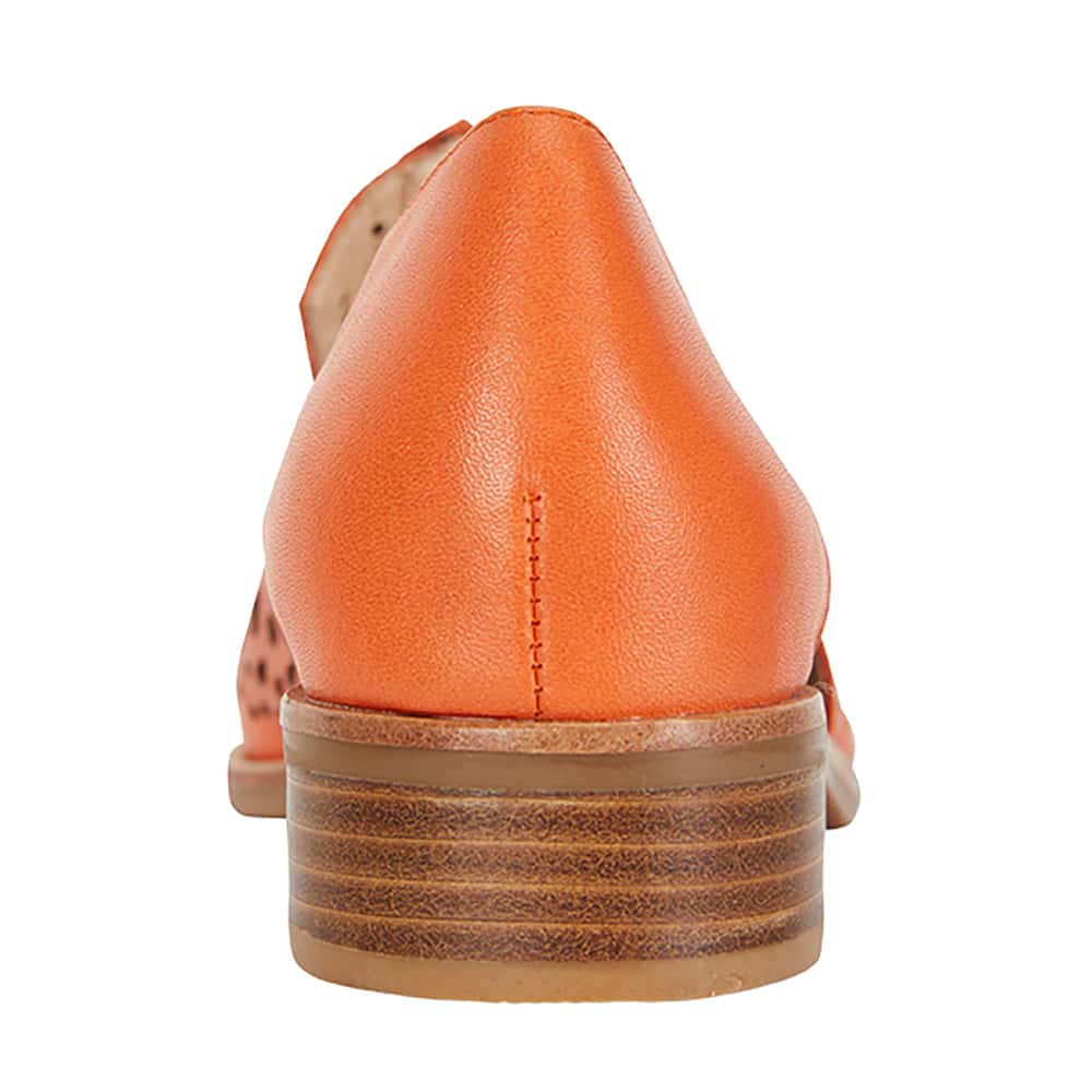 Hanover Loafer in Orange Leather