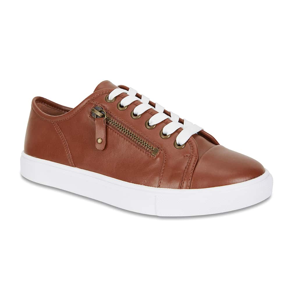Hawk Sneaker in Tan Leather