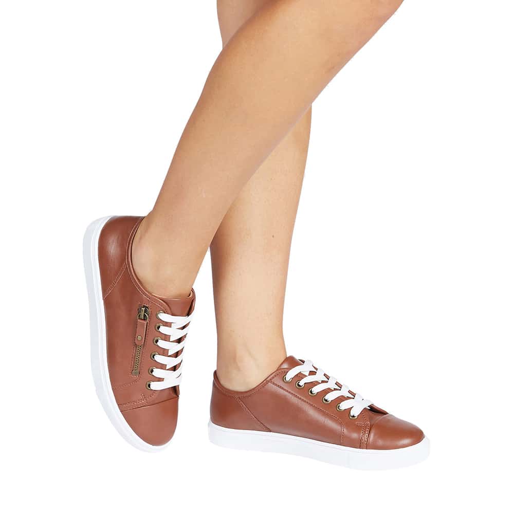 Hawk Sneaker in Tan Leather