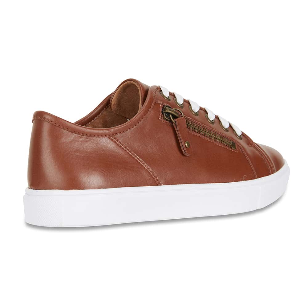 Hawk Sneaker in Tan Leather