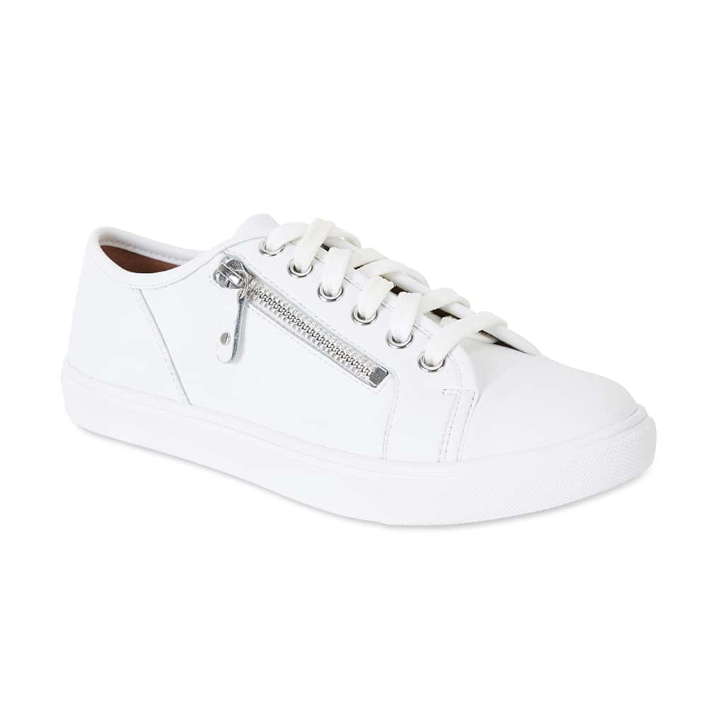 Hawk Sneaker in White Leather