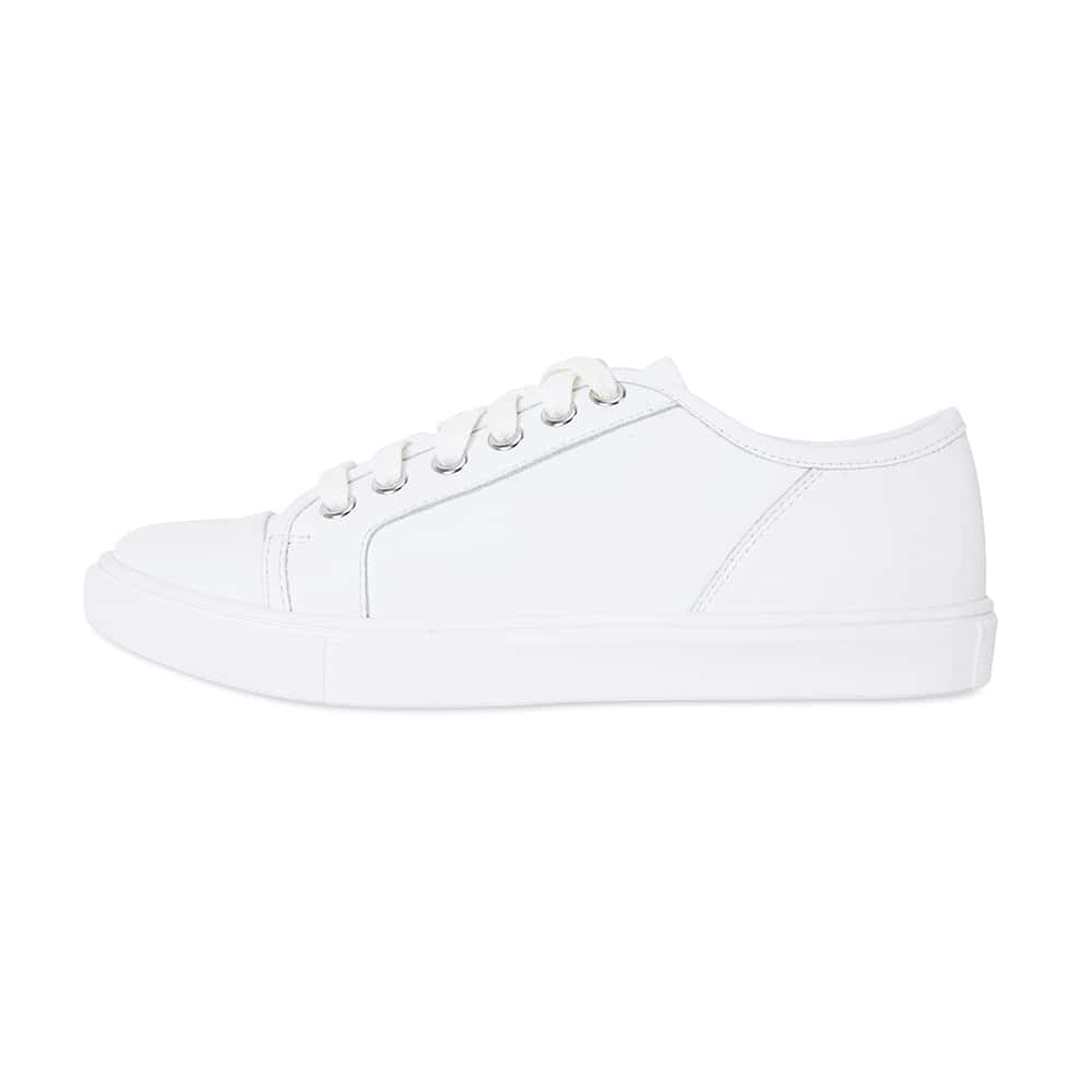 Hawk Sneaker in White Leather