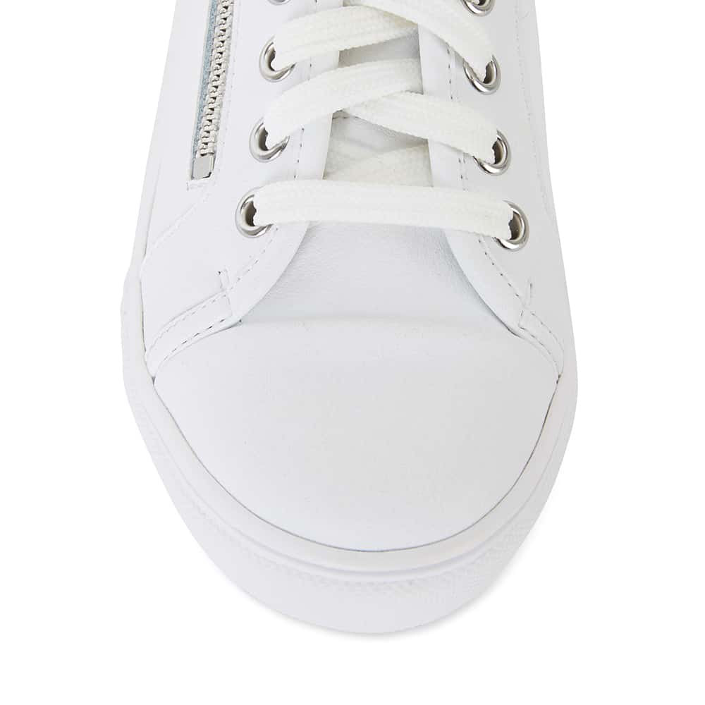 Hawk Sneaker in White Leather