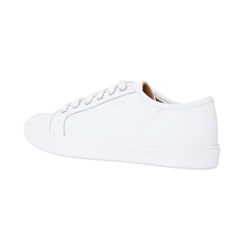 Hawk Sneaker in White Leather